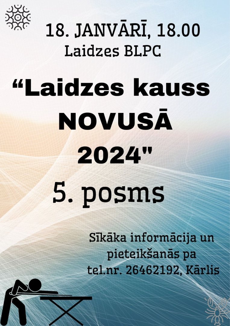 Laidzes kausa novusā 5.posma afiša