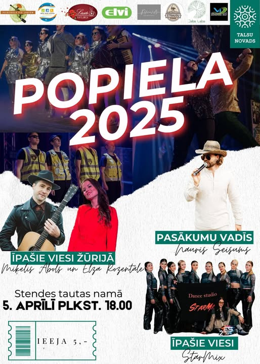 Popiela 2025 Stendē afiša