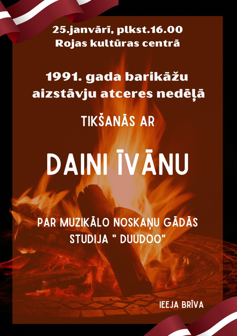 Tikšanās reizes ar Daini Īvānu afiša