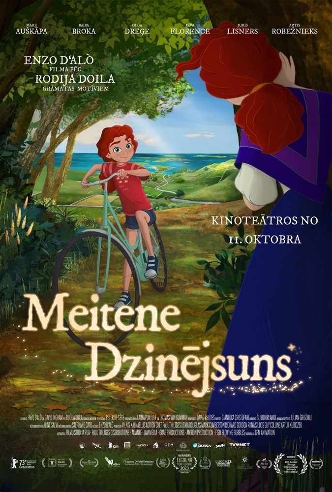 Kino afiša Meitene Dzinējsuns