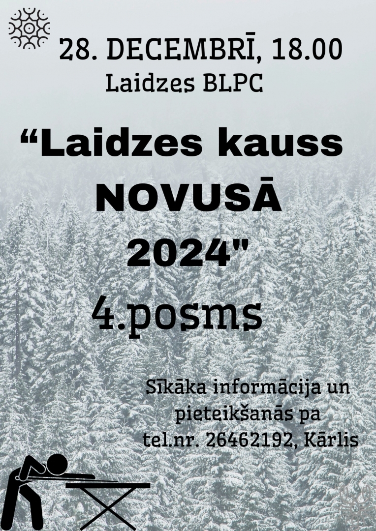 Laidzes kausa novusa 4.posma afiša