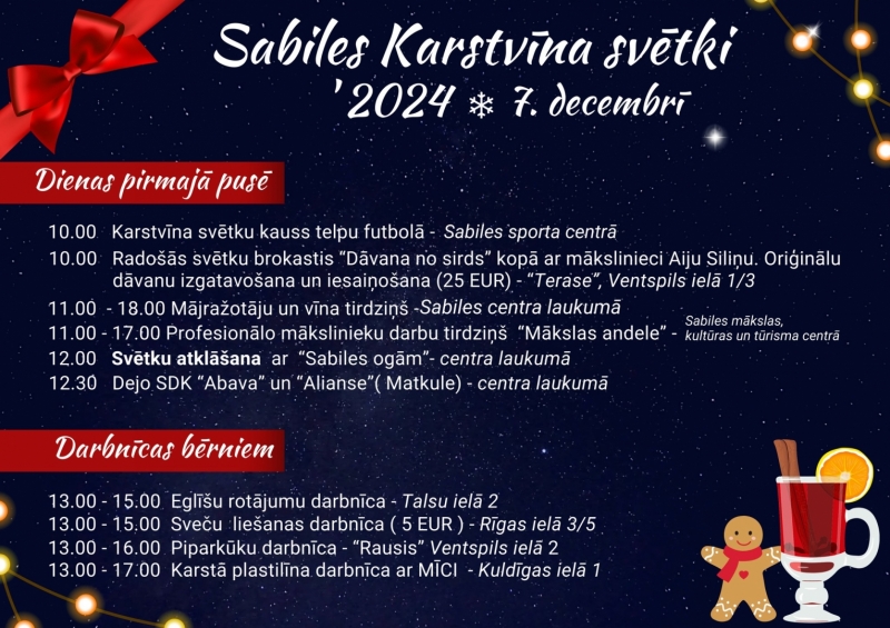 Sabiles Karstvīna svētku afiša