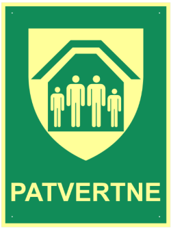 Patvertnes. Zīme