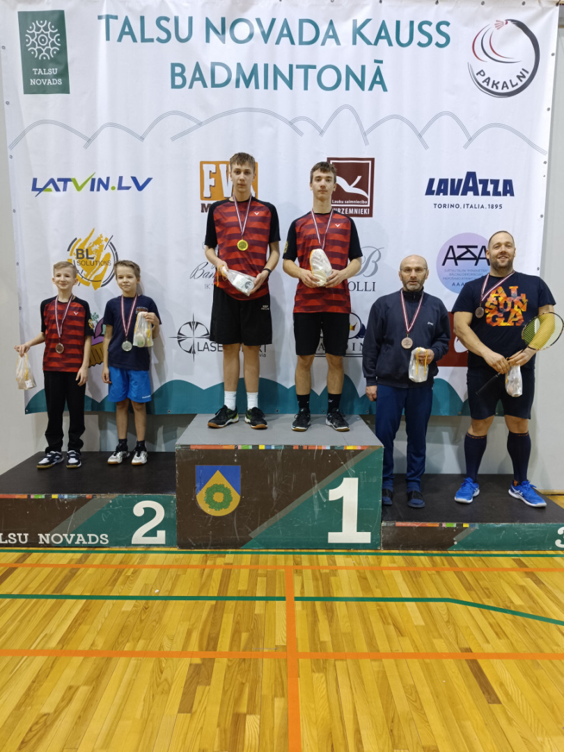 Talsu novada kauss badmintonā, 1. posms