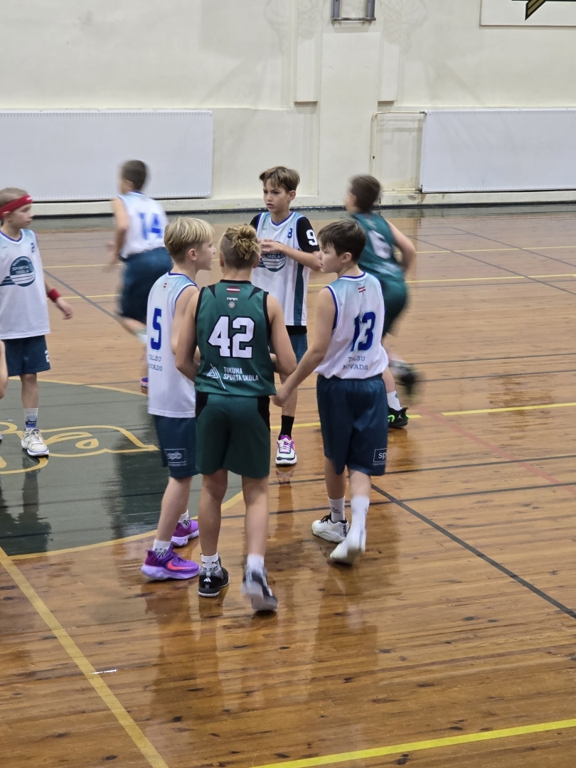 Basketbola spēles U12, U13