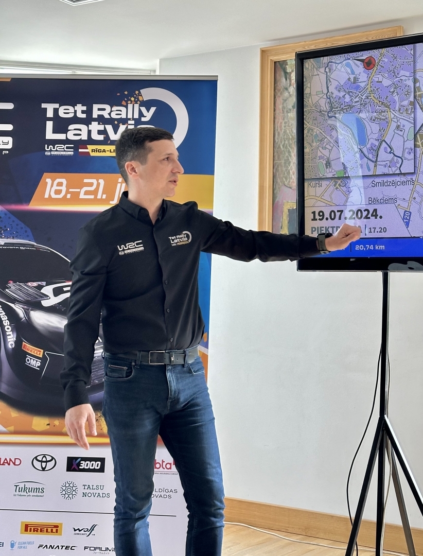 FIA pasaules rallija čempionāta (WRC) posma „Tet Rally Latvia” preses konference