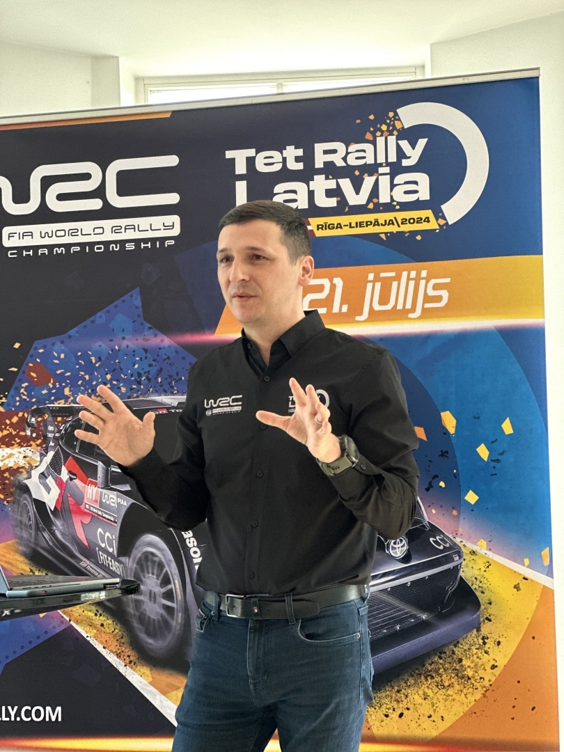 FIA pasaules rallija čempionāta (WRC) posma „Tet Rally Latvia” preses konference