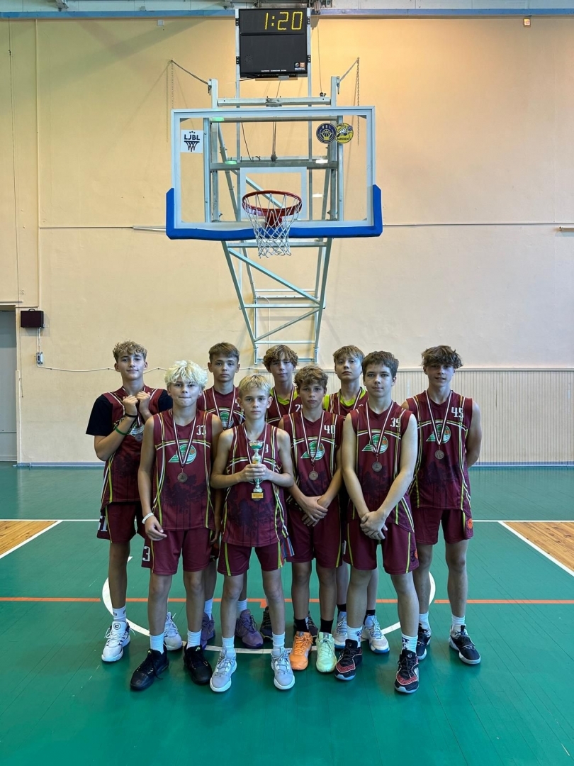 U14 basketbola spēle Superlīgā