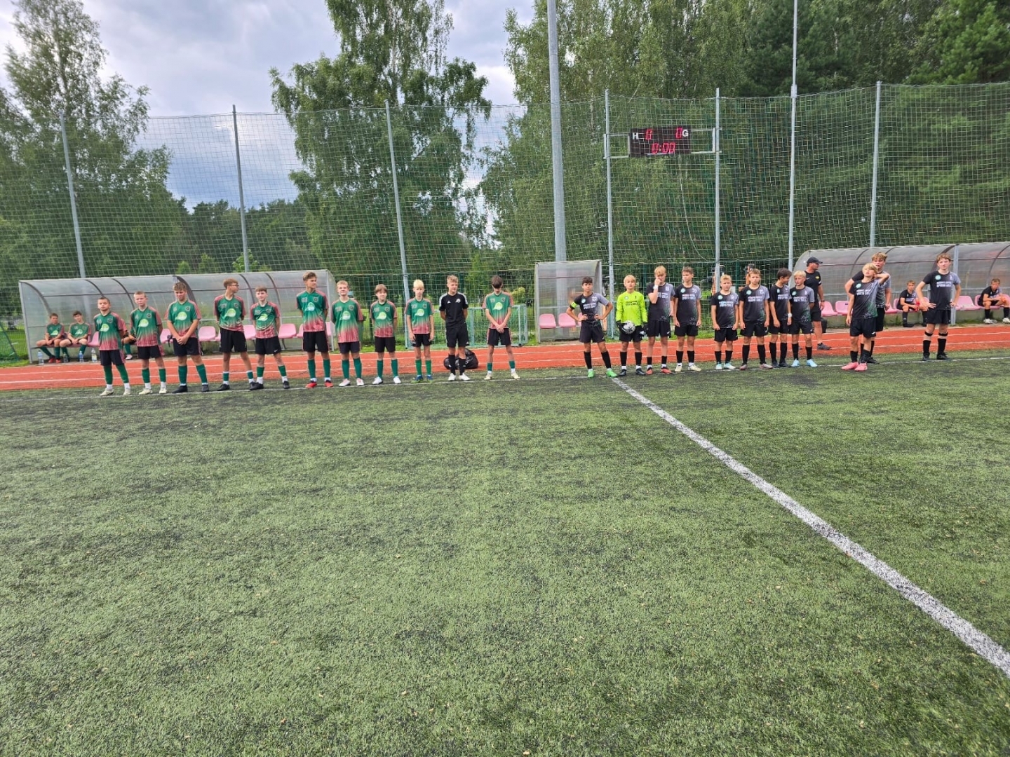 U14 futbolistu spēle pret Mārupi