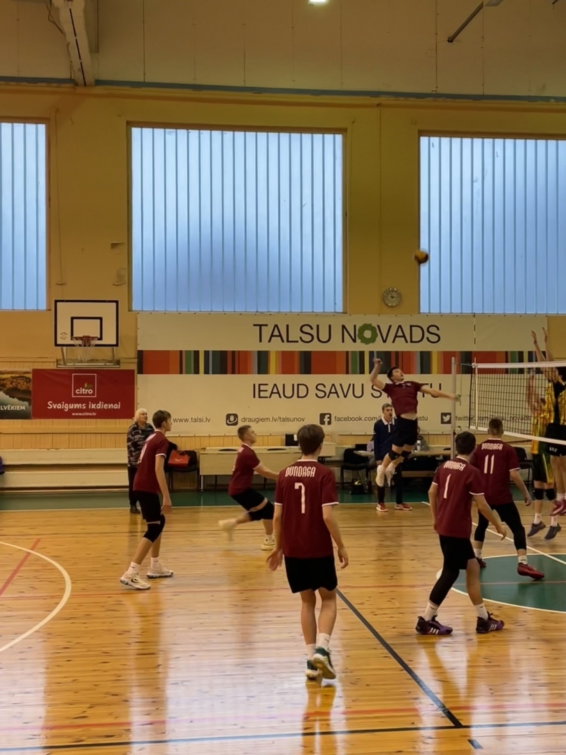 Volejbola spēles Talsos U17 grupai