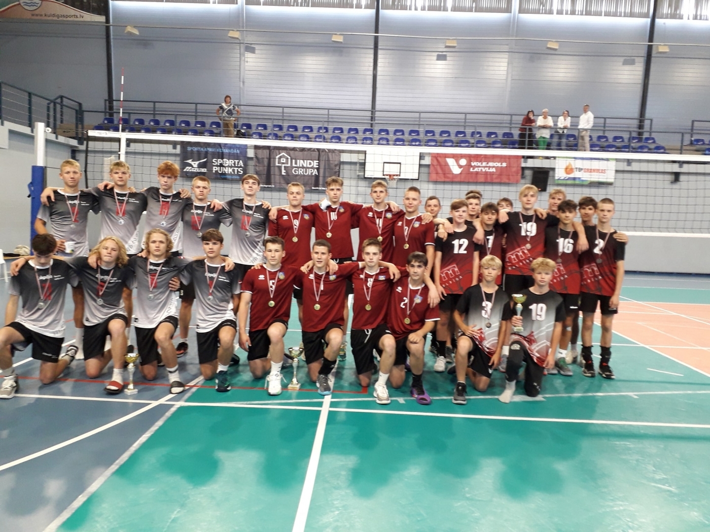 Volejbola spēles U13 un U17 grupai